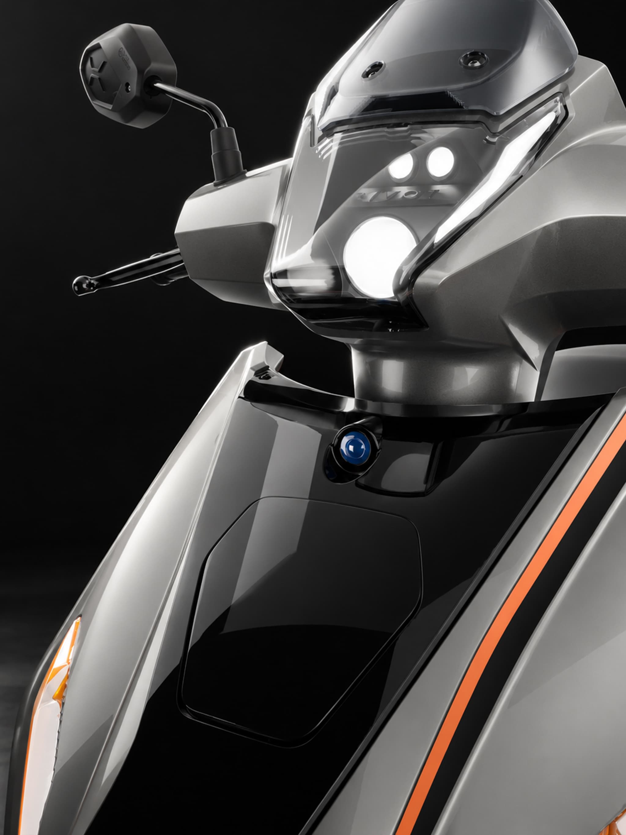 RIVOT rider assistance control close-up